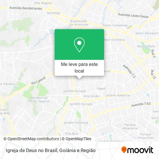 Igreja de Deus no Brasil mapa