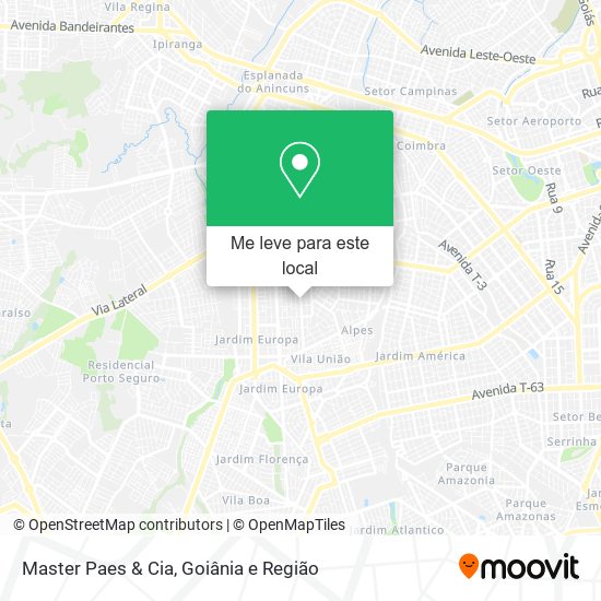 Master Paes & Cia mapa