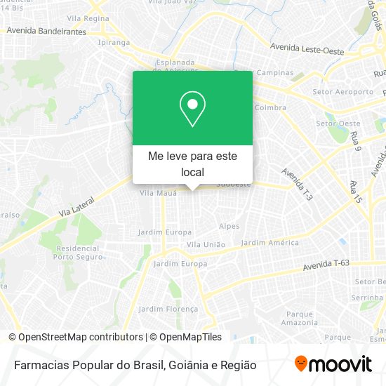 Farmacias Popular do Brasil mapa