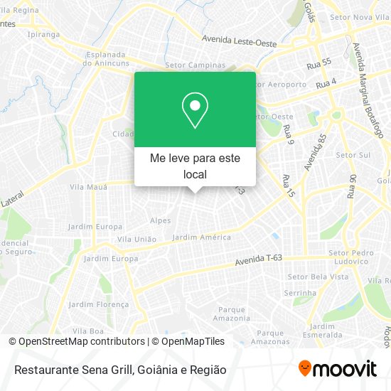 Restaurante Sena Grill mapa