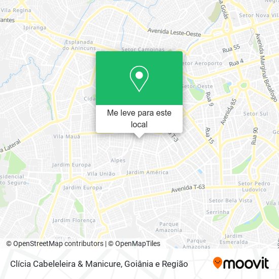 Clícia Cabeleleira & Manicure mapa