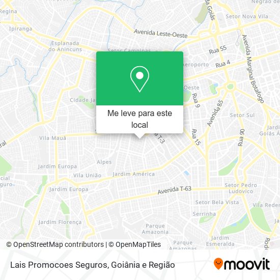 Lais Promocoes Seguros mapa