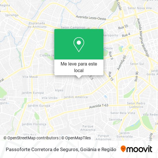 Passoforte Corretora de Seguros mapa