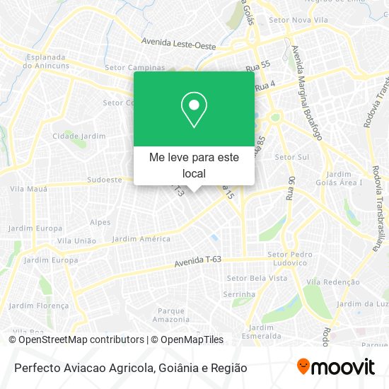 Perfecto Aviacao Agricola mapa