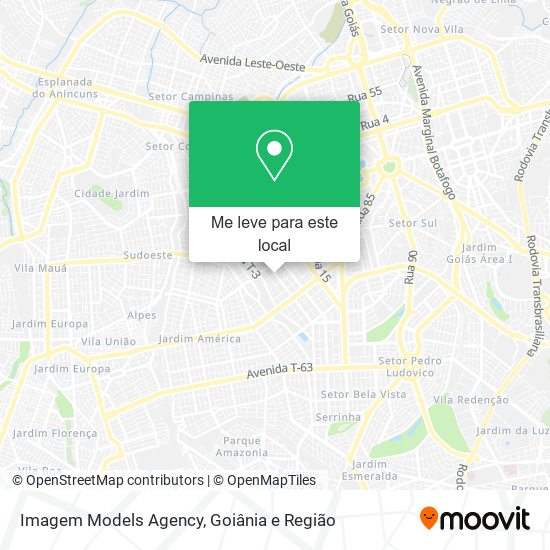 Imagem Models Agency mapa