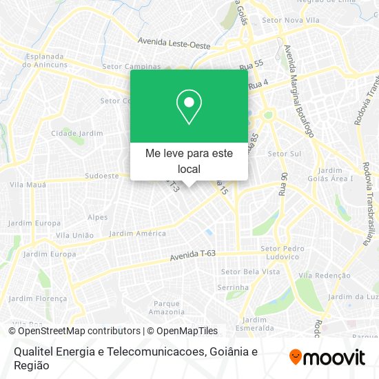 Qualitel Energia e Telecomunicacoes mapa