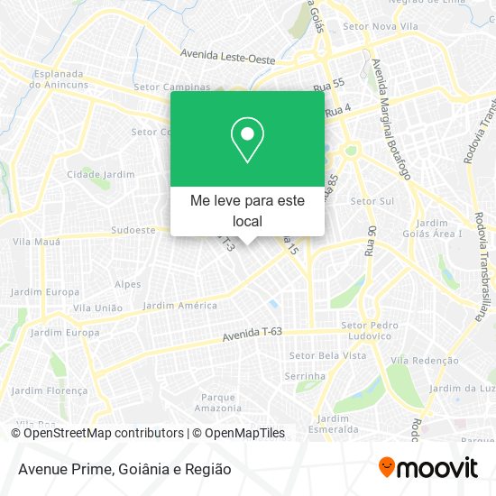 Avenue Prime mapa