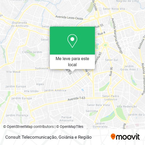 Consult Telecomunicação mapa