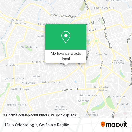 Melo Odontologia mapa