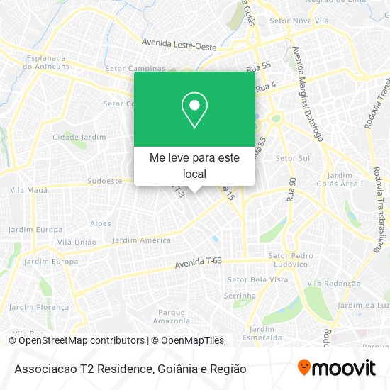 Associacao T2 Residence mapa