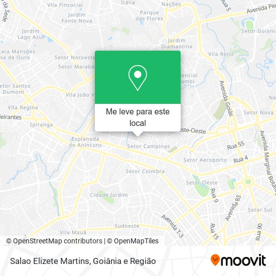 Salao Elizete Martins mapa