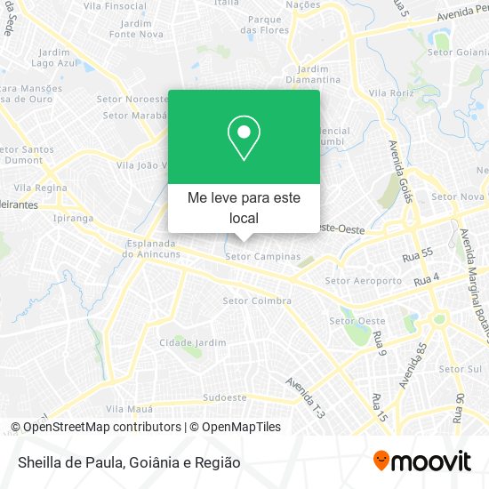 Sheilla de Paula mapa