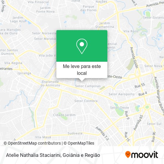 Atelie Nathalia Staciarini mapa