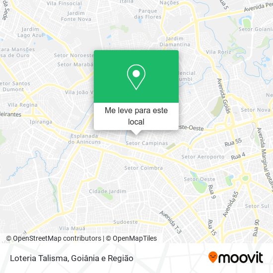 Loteria Talisma mapa