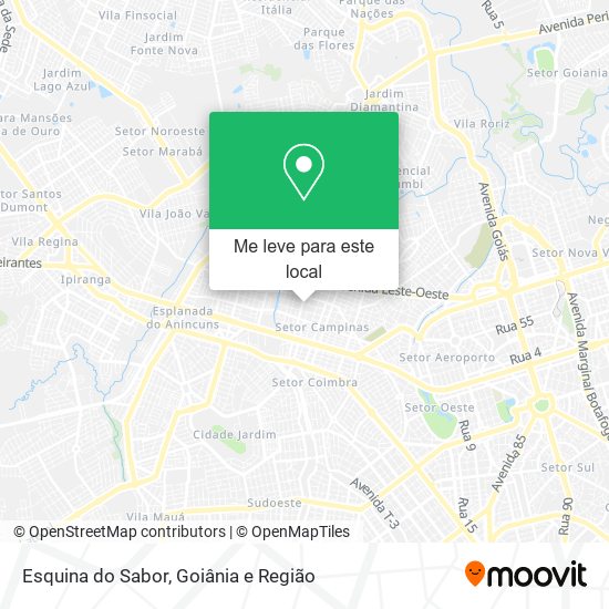 Esquina do Sabor mapa