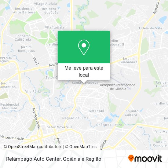 Relâmpago Auto Center mapa