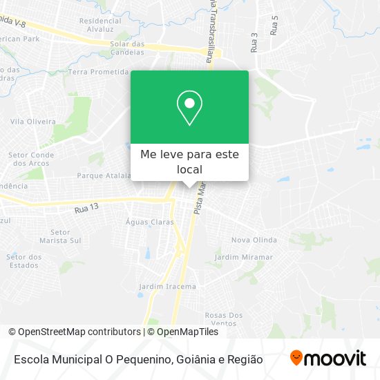 Escola Municipal O Pequenino mapa