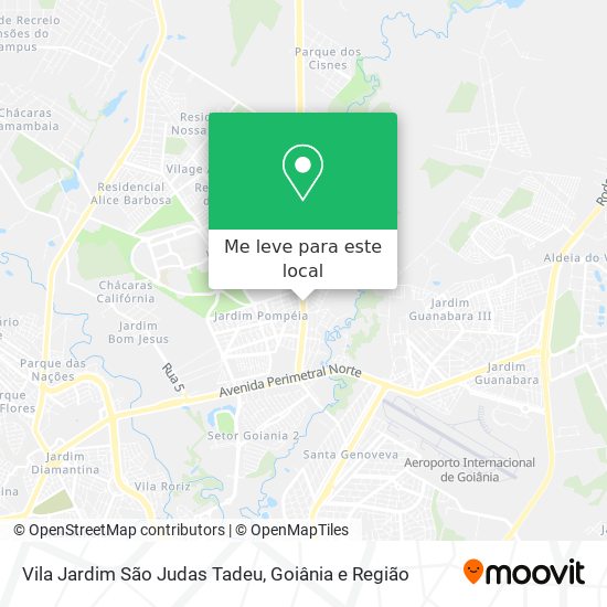 Vila Jardim São Judas Tadeu mapa