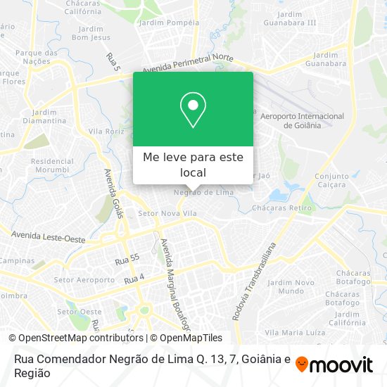 Rua Comendador Negrão de Lima Q. 13, 7 mapa