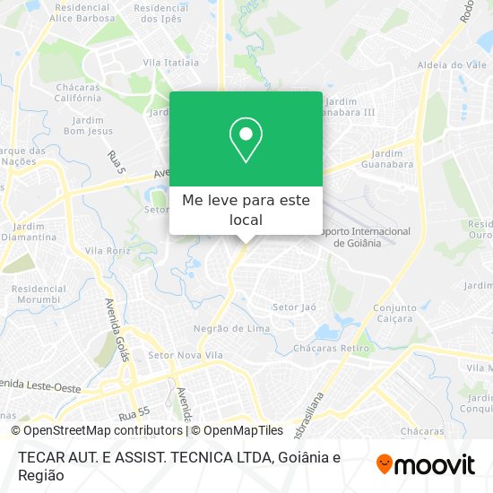 TECAR AUT. E ASSIST. TECNICA LTDA mapa