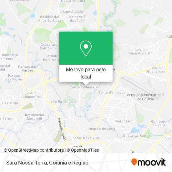 Sara Nossa Terra mapa