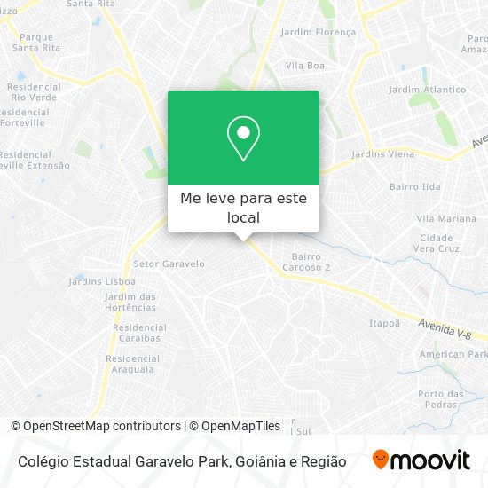 Colégio Estadual Garavelo Park mapa