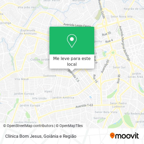Clínica Bom Jesus mapa