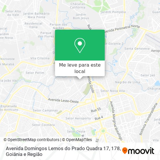 Avenida Domingos Lemos do Prado Quadra 17, 178 mapa
