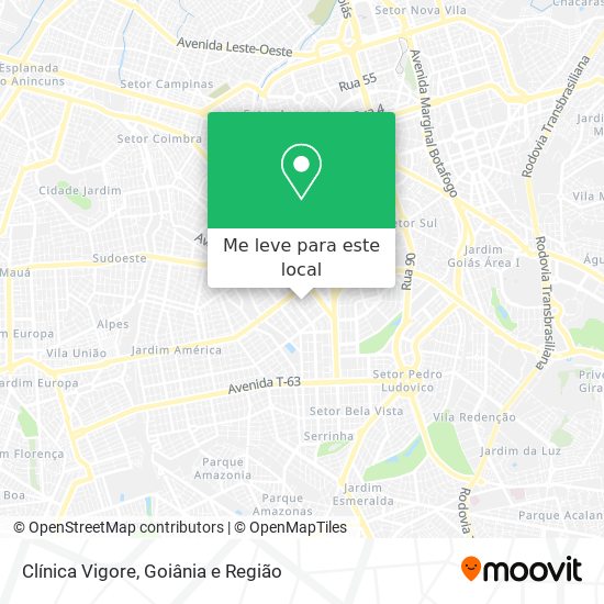 Clínica Vigore mapa