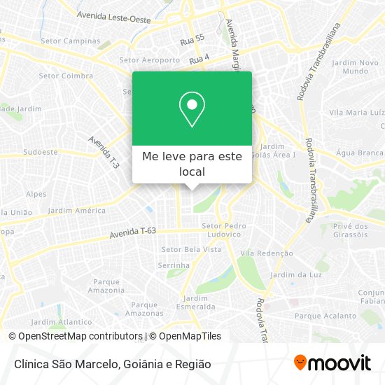 Clínica São Marcelo mapa