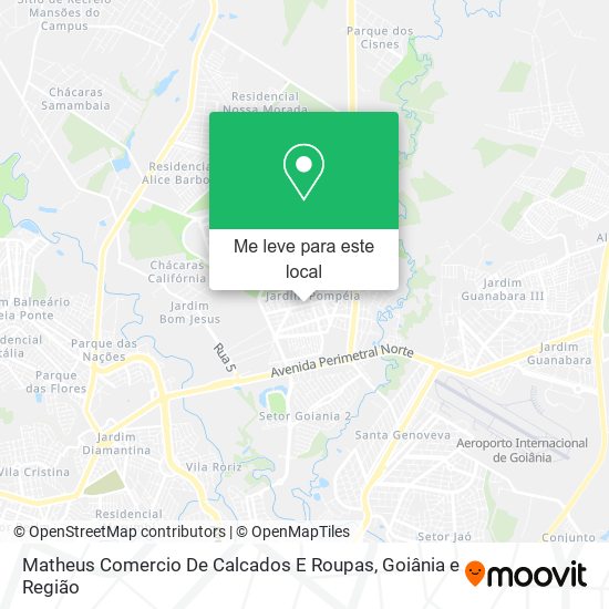 Matheus Comercio De Calcados E Roupas mapa