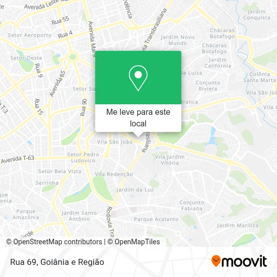 Rua 69 mapa