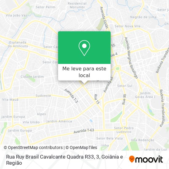 Rua Ruy Brasil Cavalcante Quadra R33, 3 mapa