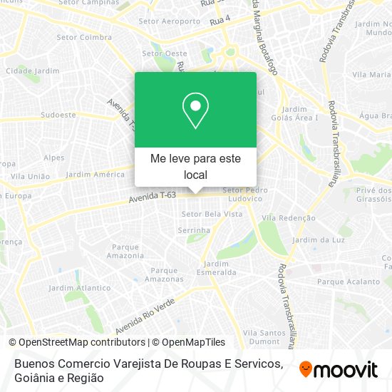 Buenos Comercio Varejista De Roupas E Servicos mapa