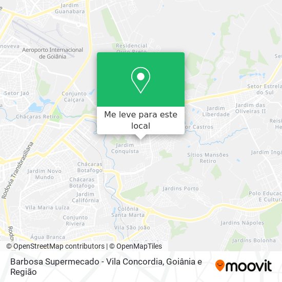 Barbosa Supermecado - Vila Concordia mapa