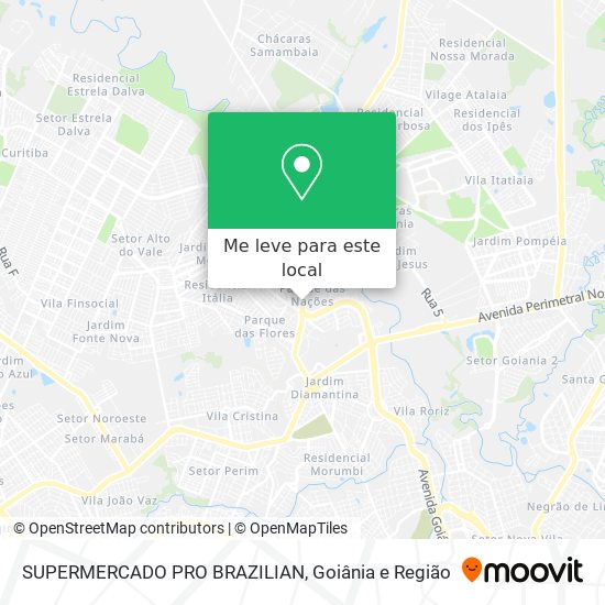 SUPERMERCADO PRO BRAZILIAN mapa