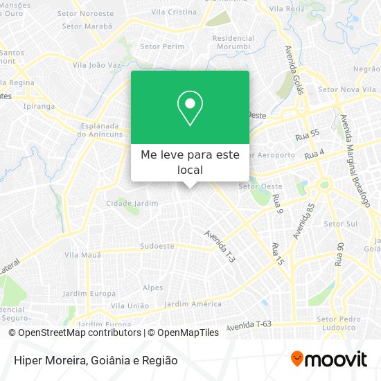Hiper Moreira mapa