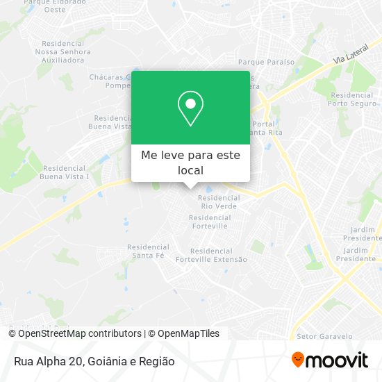 Rua Alpha 20 mapa