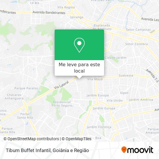Tibum Buffet Infantil mapa