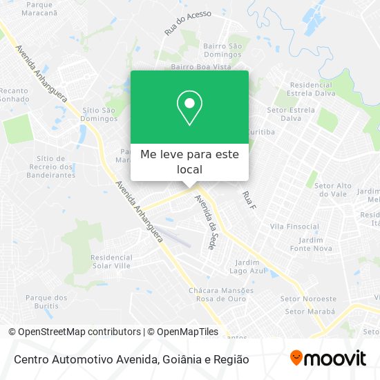 Centro Automotivo Avenida mapa