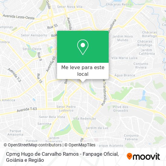 Cpmg Hugo de Carvalho Ramos - Fanpage Oficial mapa
