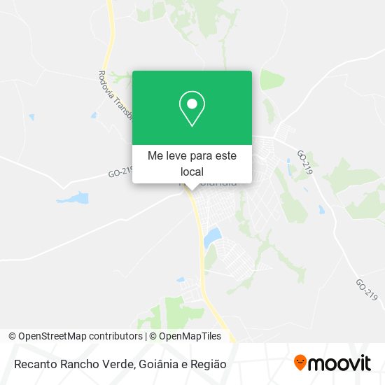 Recanto Rancho Verde mapa