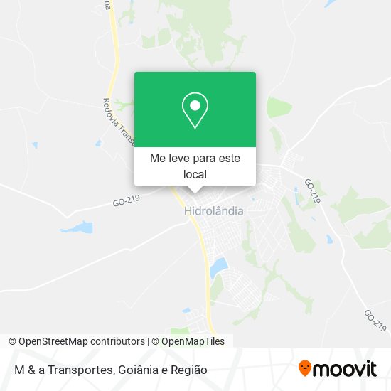M & a Transportes mapa
