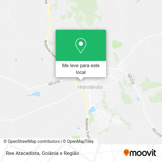 Ree Atacadista mapa