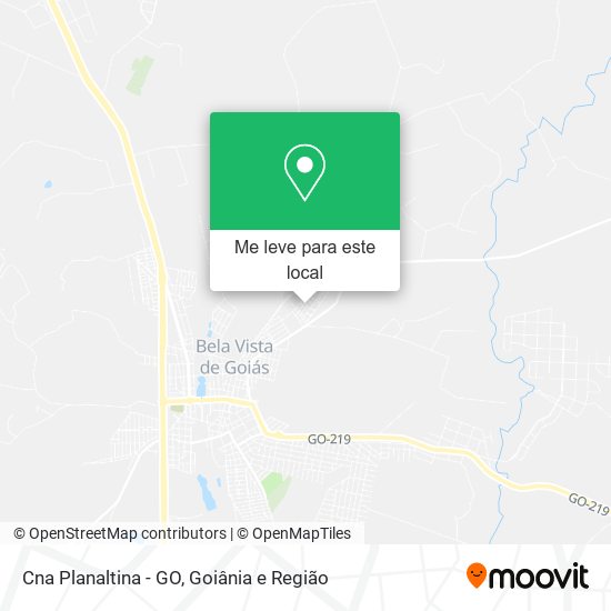 Cna Planaltina - GO mapa