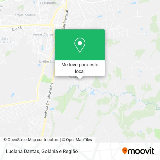 Luciana Dantas mapa