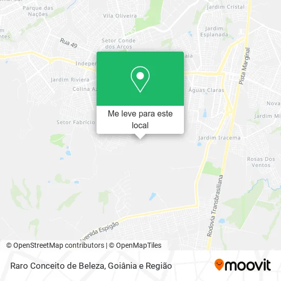Raro Conceito de Beleza mapa