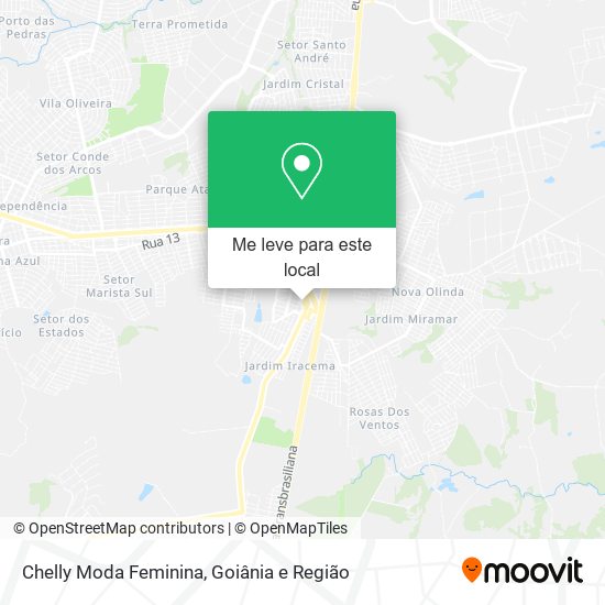 Chelly Moda Feminina mapa