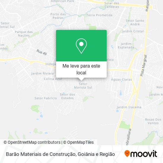 Barão Materiais de Construção mapa