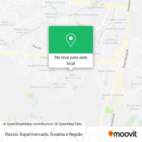 Rassio Supermercado mapa